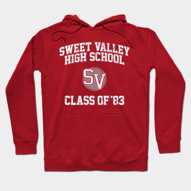 Sweet Valley High School Class of 83 Hoodie by huckblade